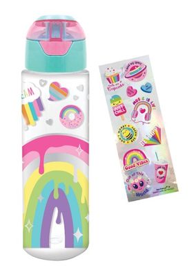 H2O Water Bottle Rainbow