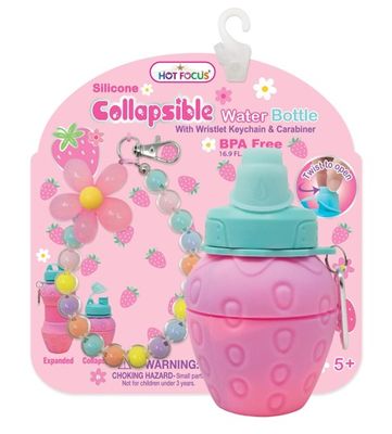Collapsible Water Bottle Strawberry