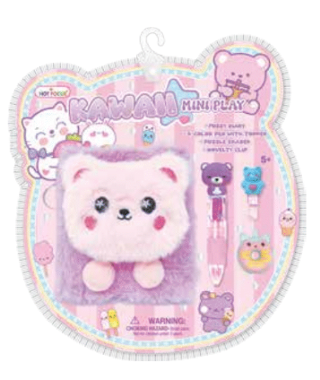 Kawaii Mini Play Libretita y Plumas