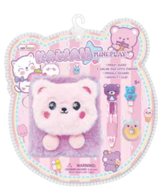 Kawaii Mini Play Libretita y Plumas