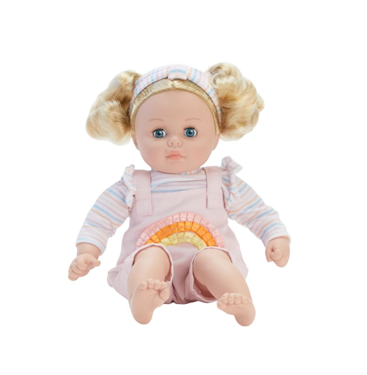 Muñeca My Little Girl Rainbow Overalls