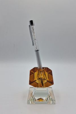 Portapluma Ambar de Cristal