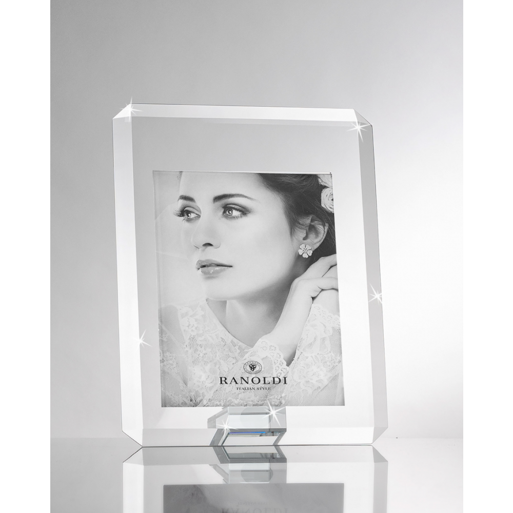 Portaretrato de Cristal con Pie Vertical 13x18cm