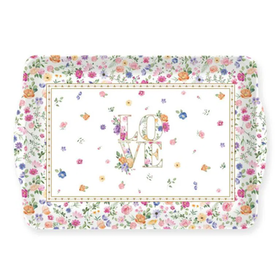 Bandeja de Melamina con Asas Mon Amour