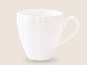 Mug de Porcelana Perle White