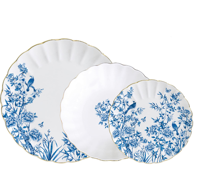 Vajilla de Porcelana 12 Puestos Paradise Garden