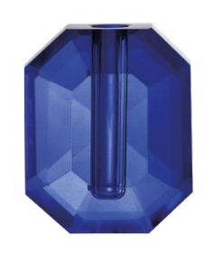 Geometric Vase Dark Blue