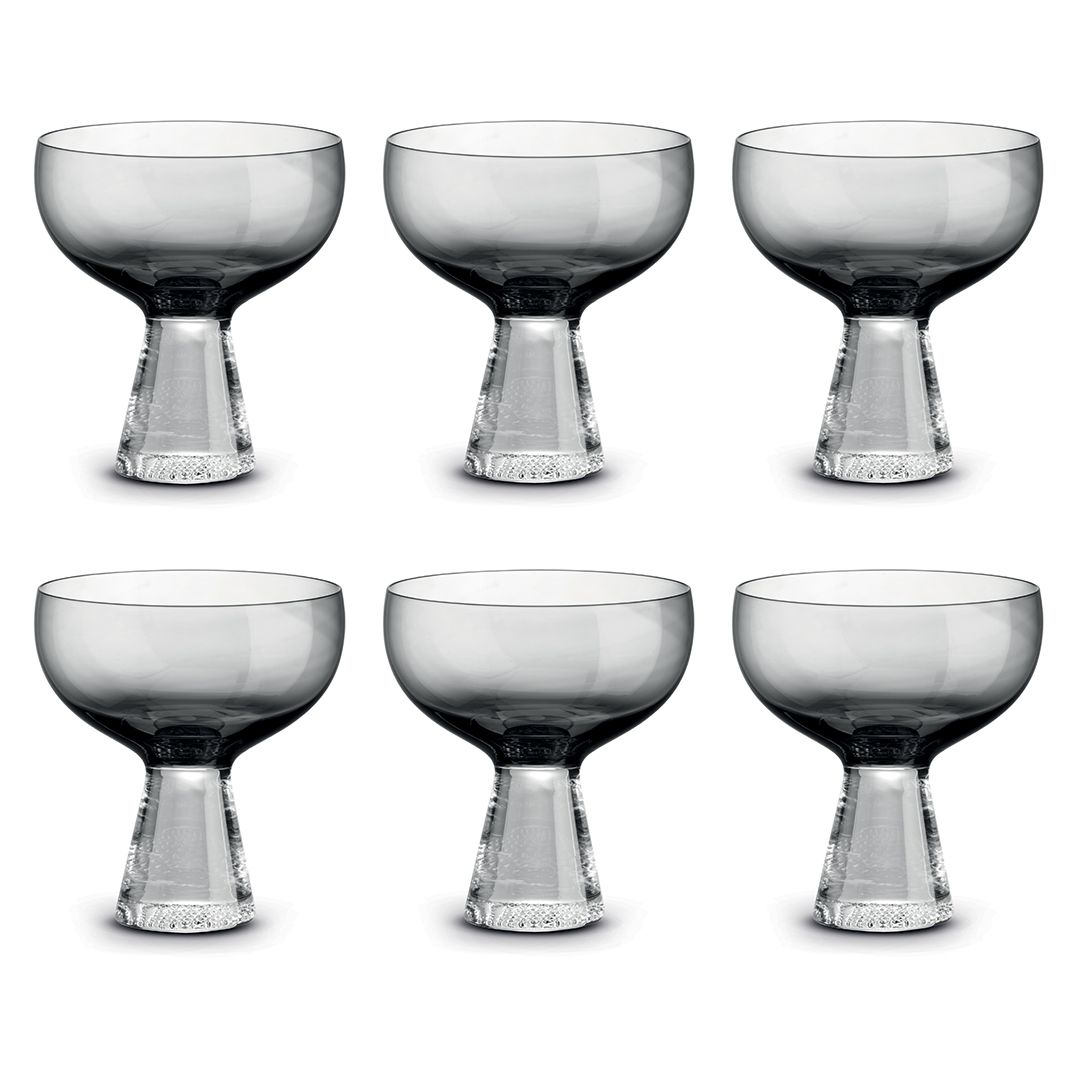 Set de 6 Copitas de Postre Smoke Gray
