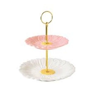 Cake Stand de Porcelana Daisy