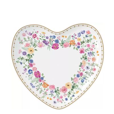 Plato de Corazon en Porcelana Mon Amour