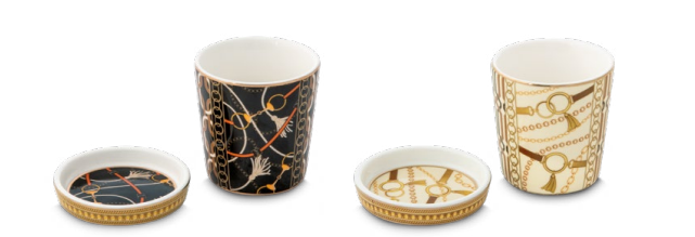 Set de 2 Tazas de Espresso Luxury Chain