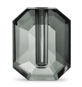 Geometric Vase Smoke Grey