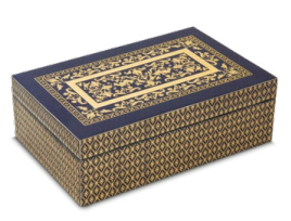 Cofre Baroque Beige Blue