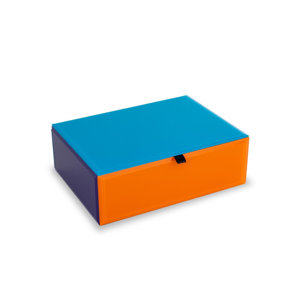 Glass Box Blue, Light Blue and Orange