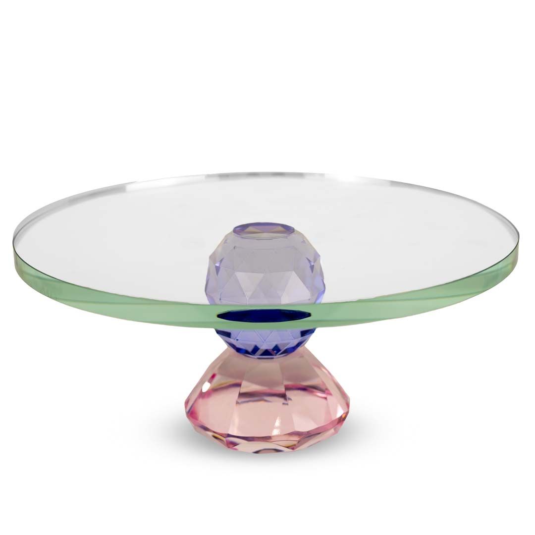 Cake Stand Diamond Pink and Purple