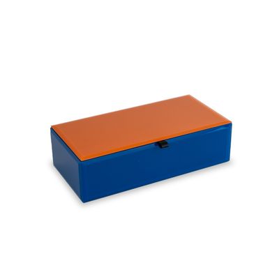 Glass Box Blue and Orange MM