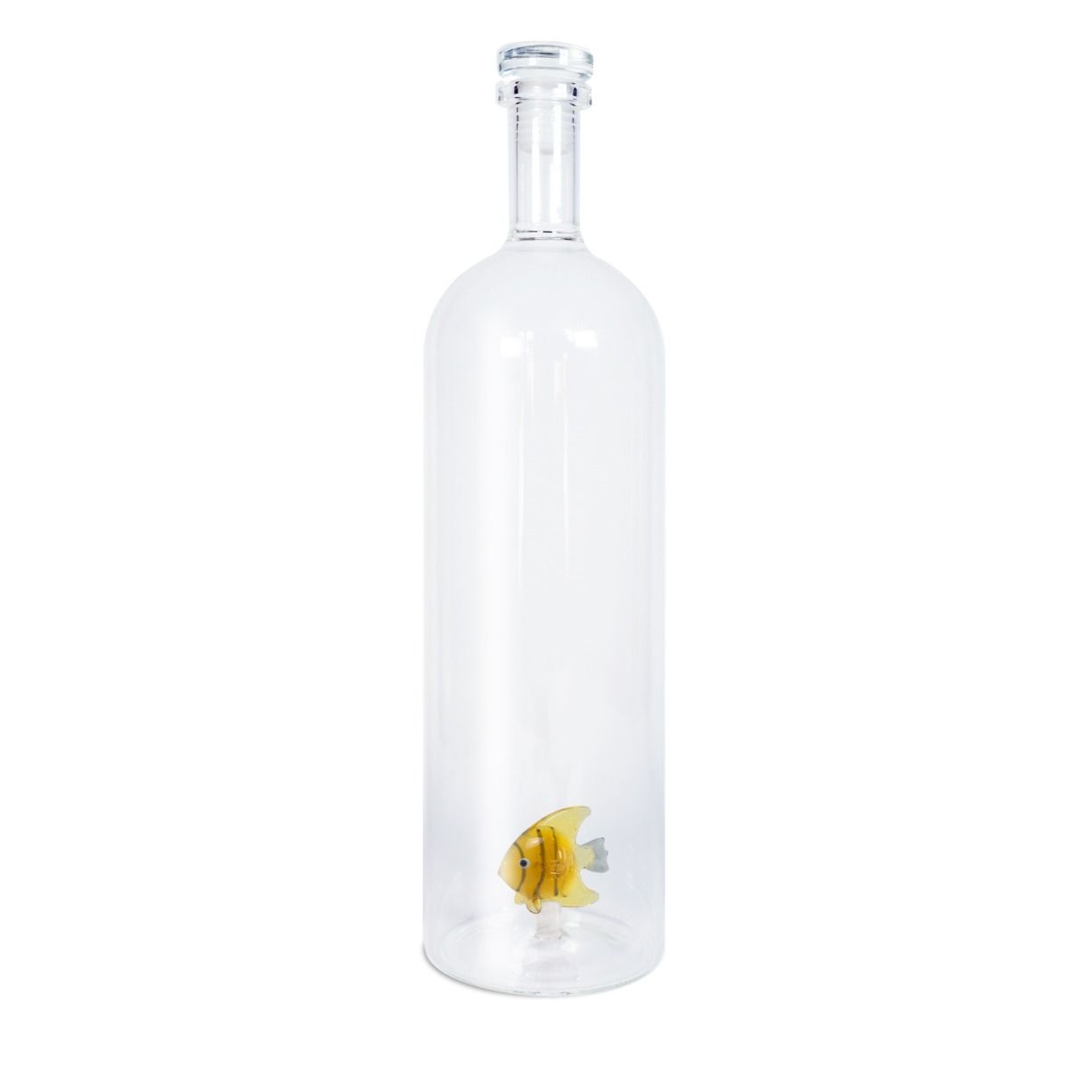 Botella con Tapa con Decoracion de Pez Dorado