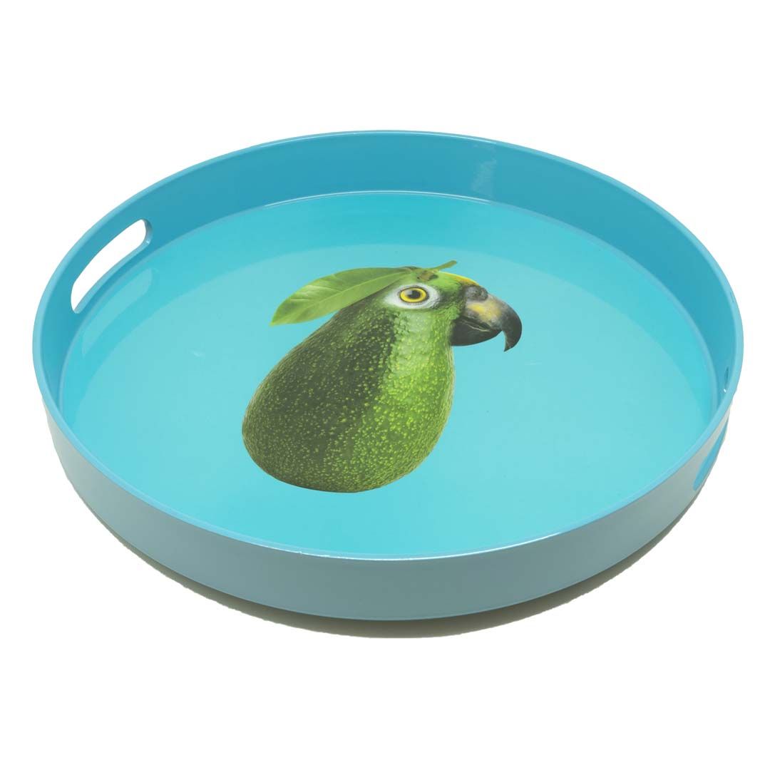 Bandeja Redonda 33cm Parrot