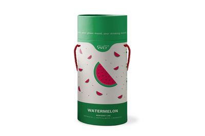 Botella con Tapa con Decoracion de Sandia