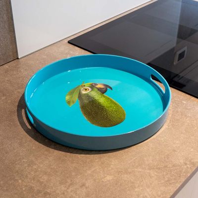 Bandeja Redonda 33cm Parrot