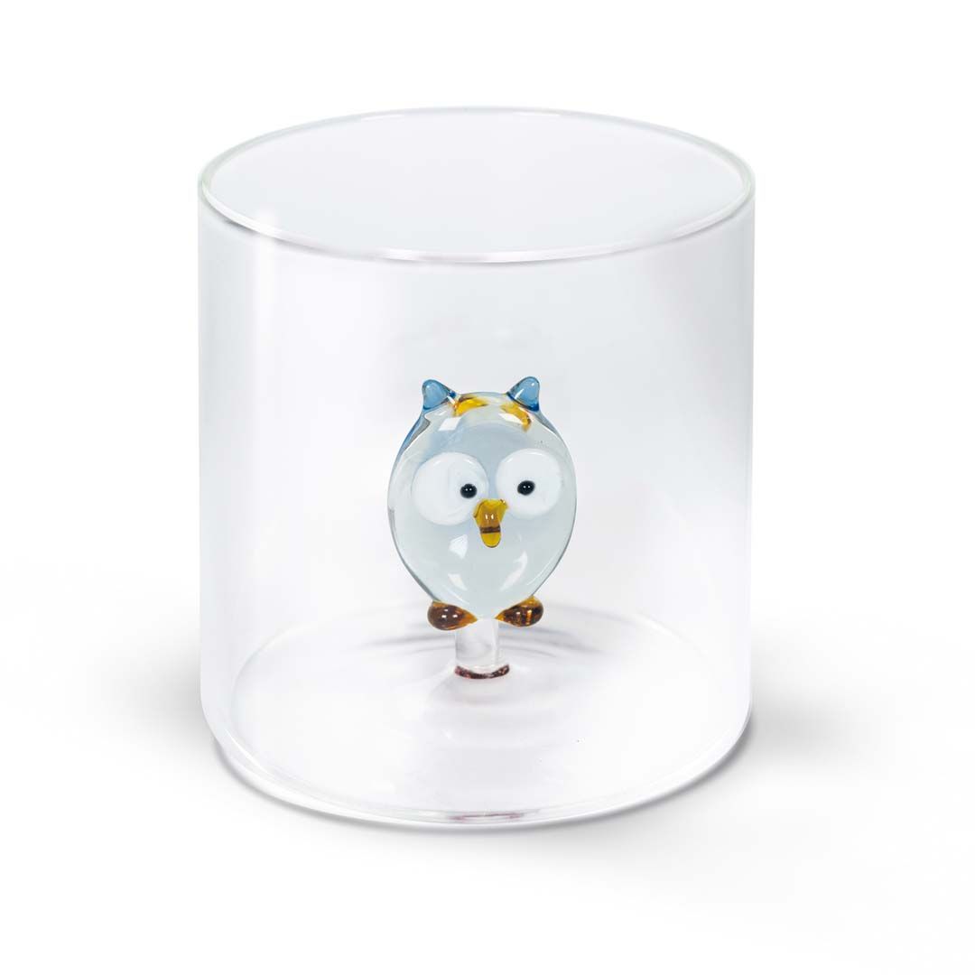 Vaso con decoracion de Buho 250ml