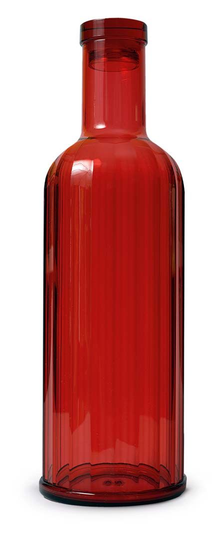 Botella Acrilica 1L Rojo