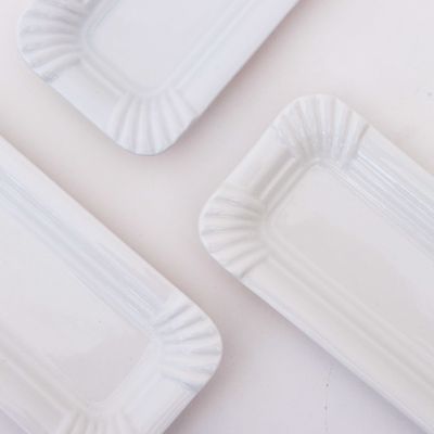 Bandeja Blanca Gourmet Rectangular