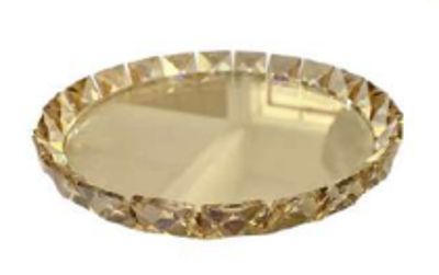 Bandeja Redonda Luxury 15cm Ambar