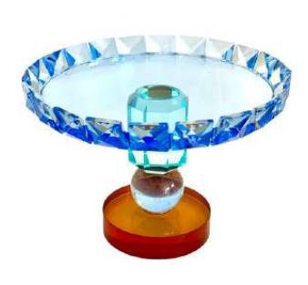Cake Stand Luxury 15cm Celeste y Ambar