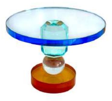Cake Stand Celeste y Ambar 15cm