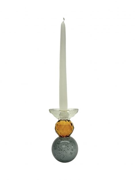 Candelabro Bubble Naturale 13cm