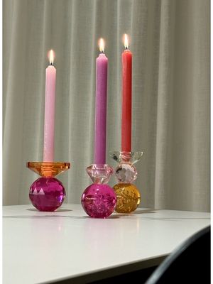 Candelabro Original Naranja y Fiucha 10cm