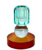 Candelabro Round Celeste 10cm