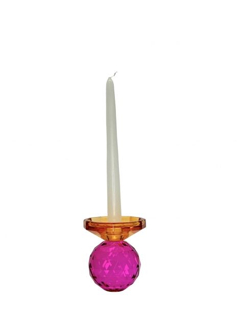 Candelabro Original Naranja y Fiucha 10cm