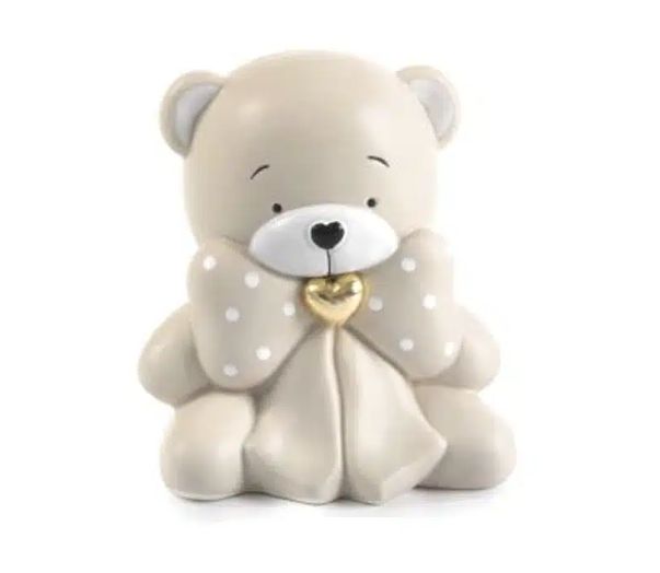 Teddy Bear Beige de Porcelana 12cm