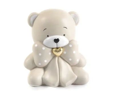 Teddy Bear Beige de Porcelana 12cm