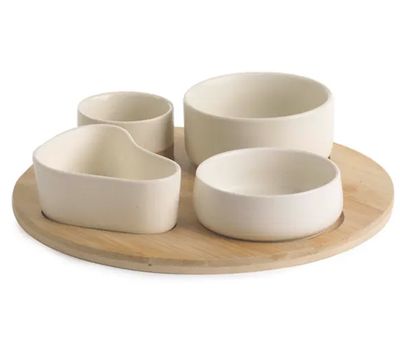 Bandeja Antipastiera con 4 Bowlsitos