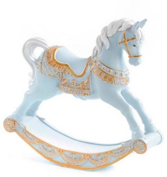 Caballito Balancin Celeste 18.8cm
