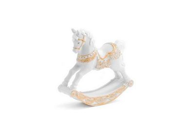 Caballito Balancin Blanco 11.2cm