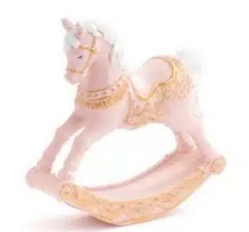 Caballito Balancin Rosado 11.2cm