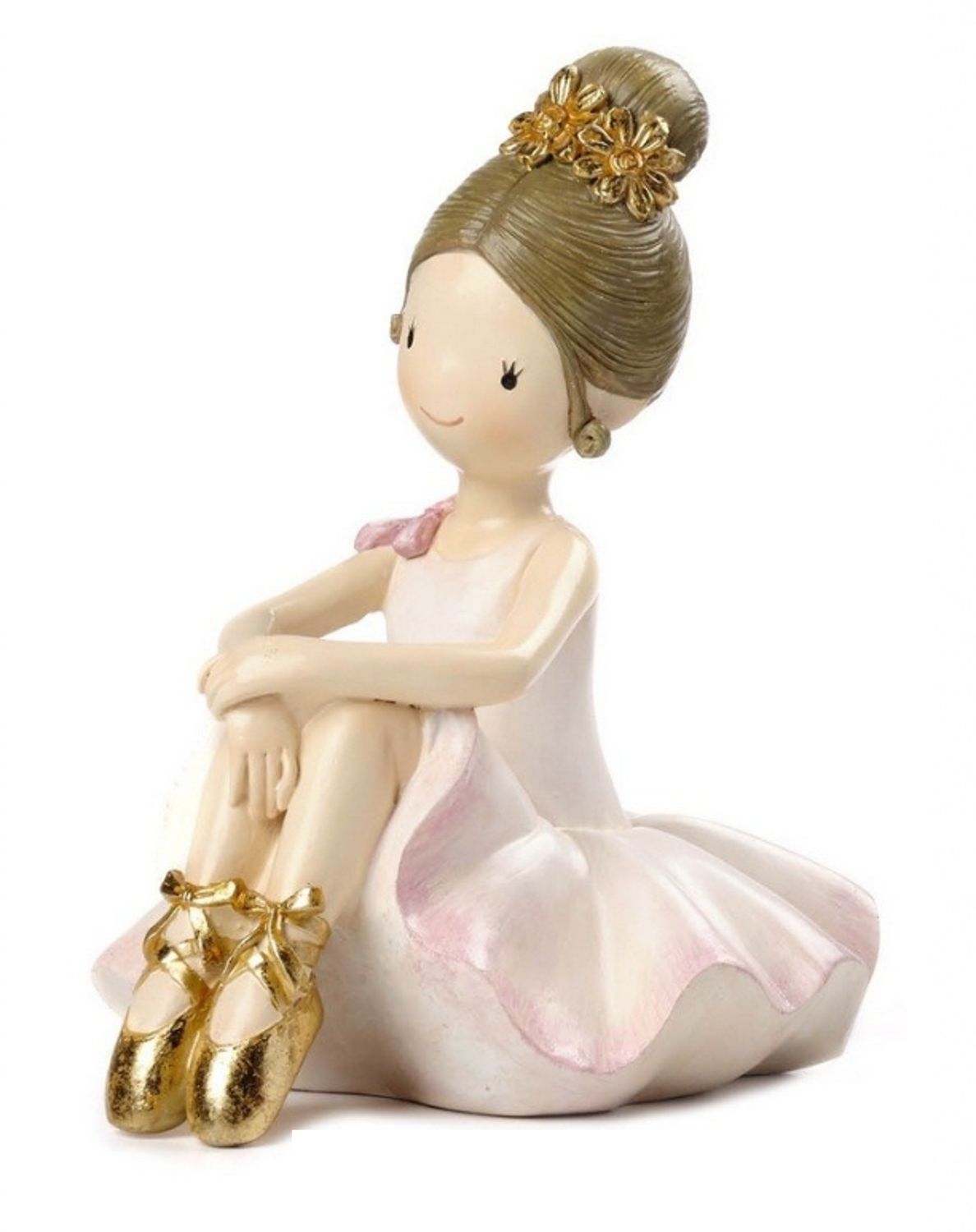 Bailarina con Puntas Doradas