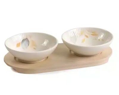 Set de 2 Bowls y Bandeja