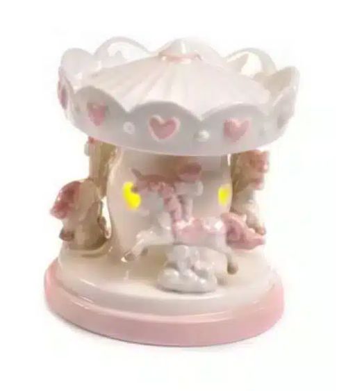 Carrusel con Luces Rosado 11.1cm