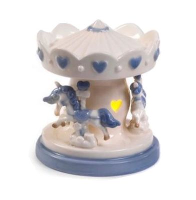 Carrusel con Luces Celeste 11.1cm