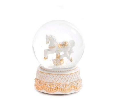 Snowglobe de Caballito Blanco 16.3cm