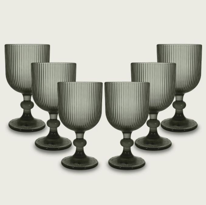 Set de 6 Copas Eternity Smoke