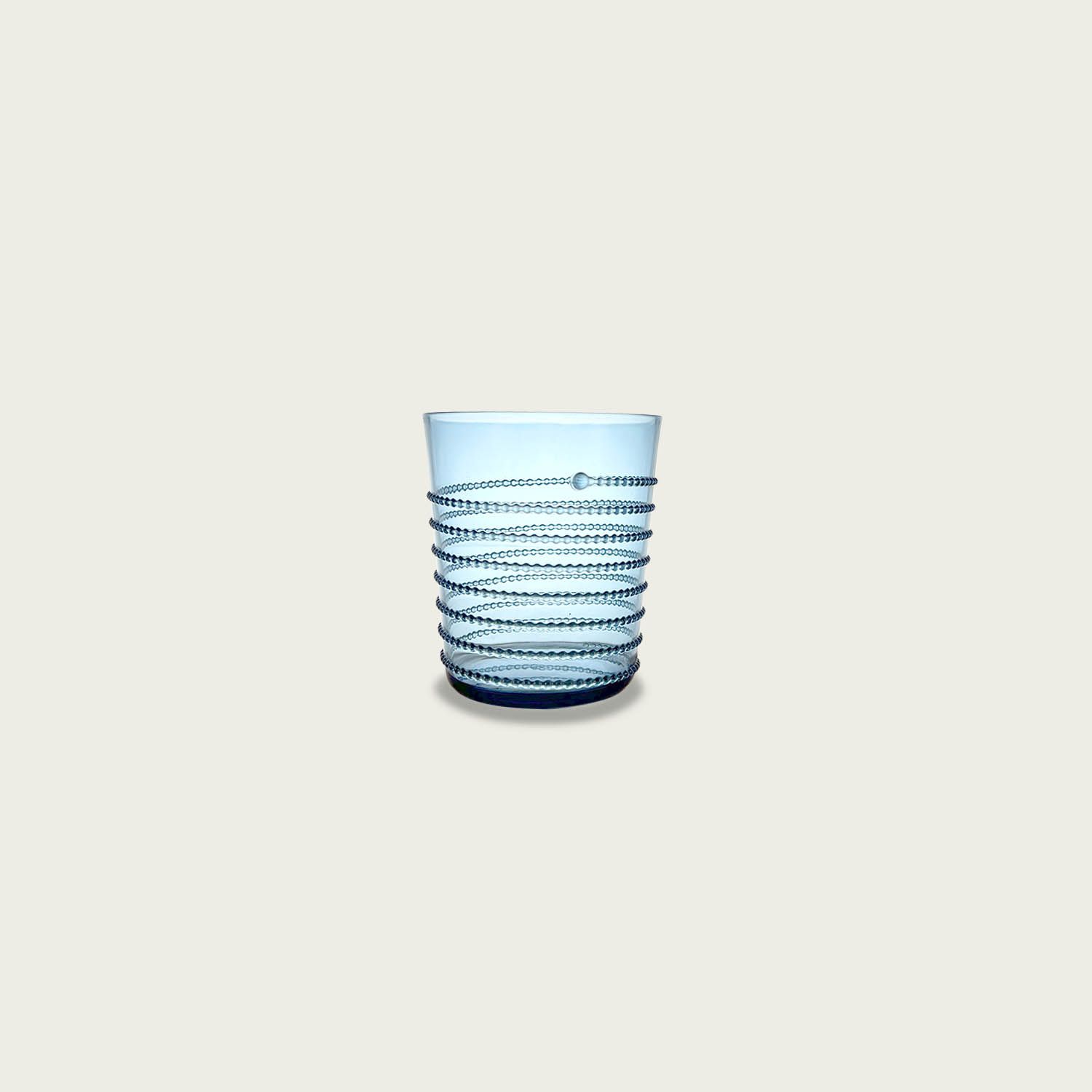 Set de 6 Vasos Bajos Celestes