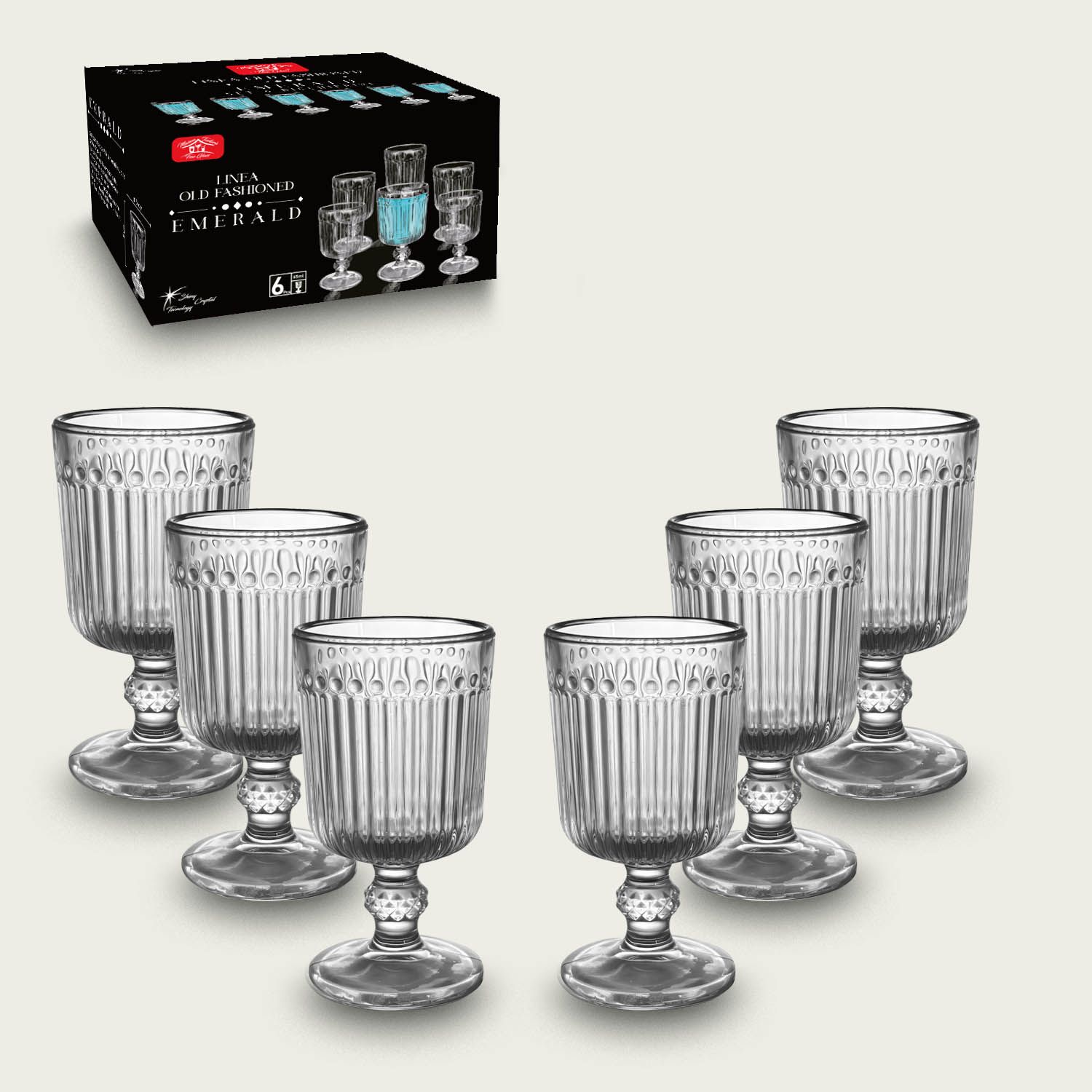 Set de 6 Copas Emerald
