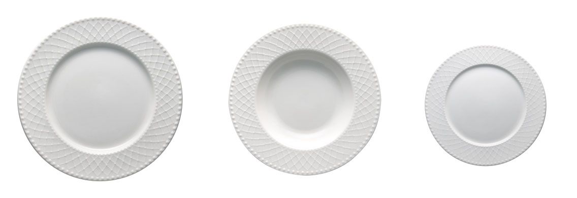 Vajilla 6 Puestos Blanca Burlesque