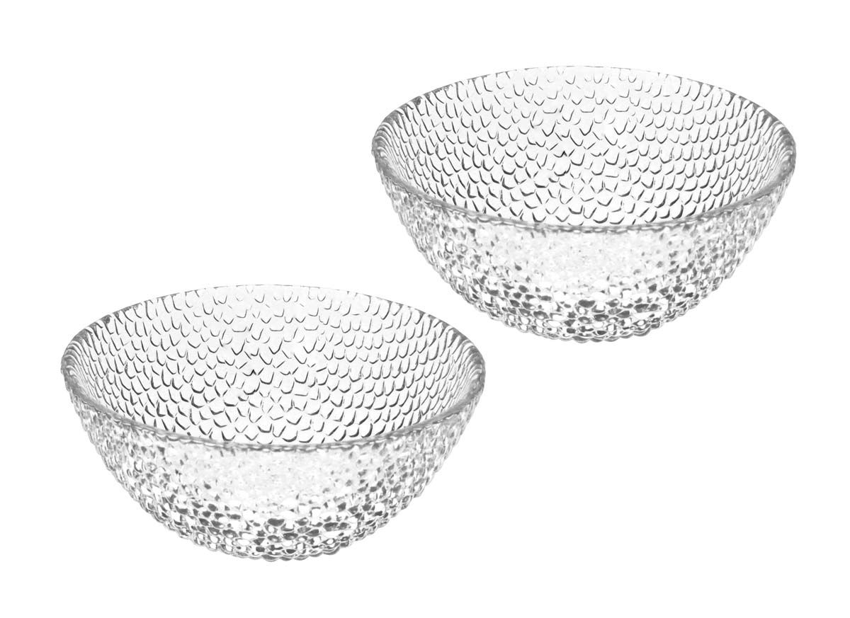 Set de 2 Bowls Drop Transparente
